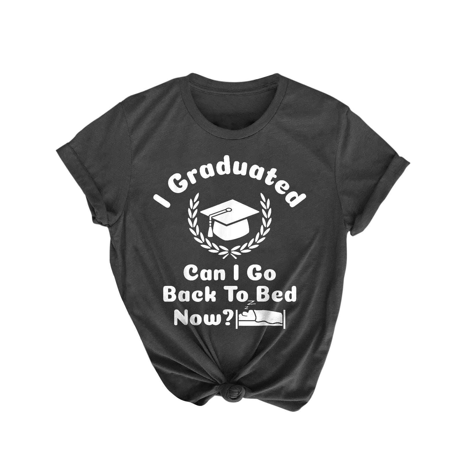 2023 Graduation Gifts for Men & Women - High School & College Graduation T-Shirt with Summer Letter Print - Short Sleeve Casual Top - Perfect Gift for Graduates, Parties & Summer Celebrations