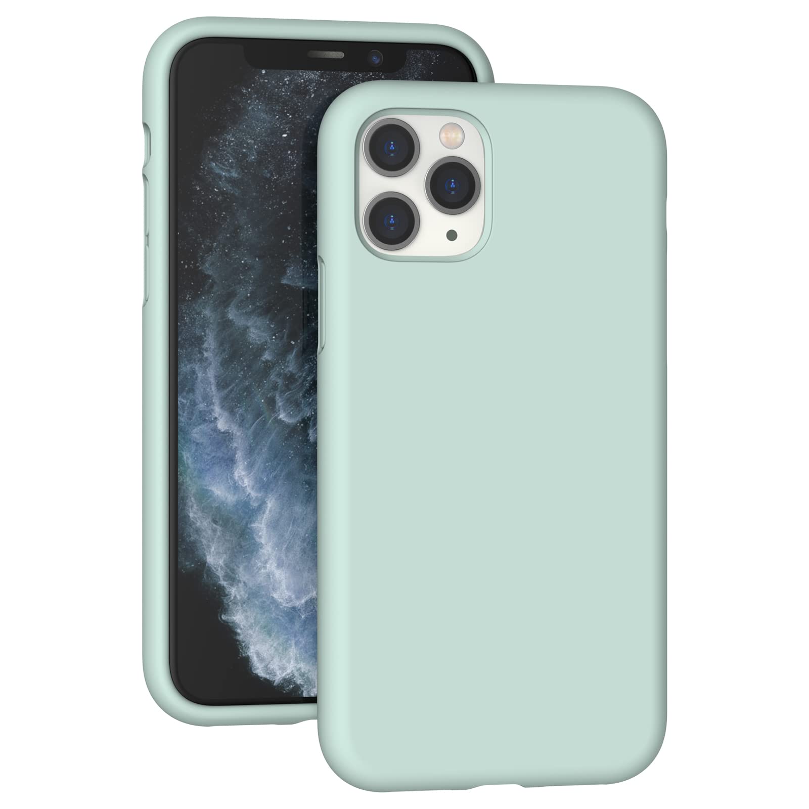 K TOMOTO Shockproof Liquid Silicone Case for iPhone 11 Pro Max (6.5