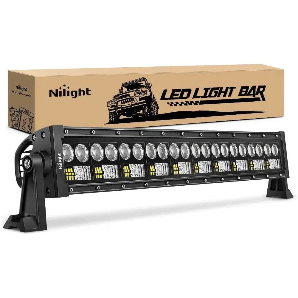 22 Inch 150W 15000LM LED Light Bar with 7D Lens - Dual Spot/Flood Beam for Off-Road Trucks, ATVs, Boats & Emergency Vehicles - Waterproof & Durable for Outdoor Adventures