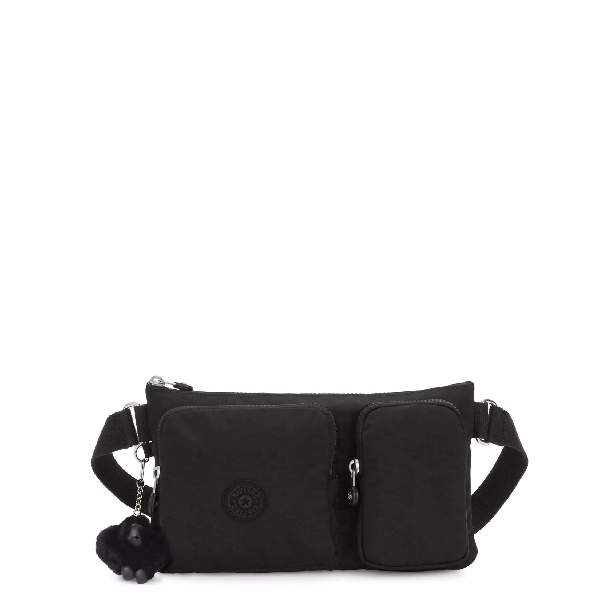 Kipling Presto Up Waist Pack - Black Noir Crossbody Bag for Women | Travel, Hiking & Everyday Use