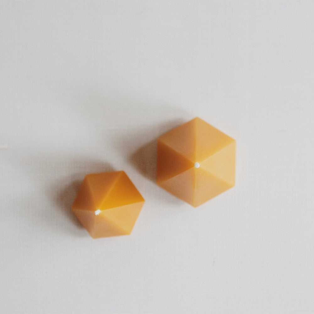 Pure Beeswax Hexagon Candles Set - Handmade Natural Honeycomb Shaped Candles for Home Decor, Wedding Centerpieces & Aromatherapy | Eco-Friendly Gift for Christmas, Birthday & Relaxation