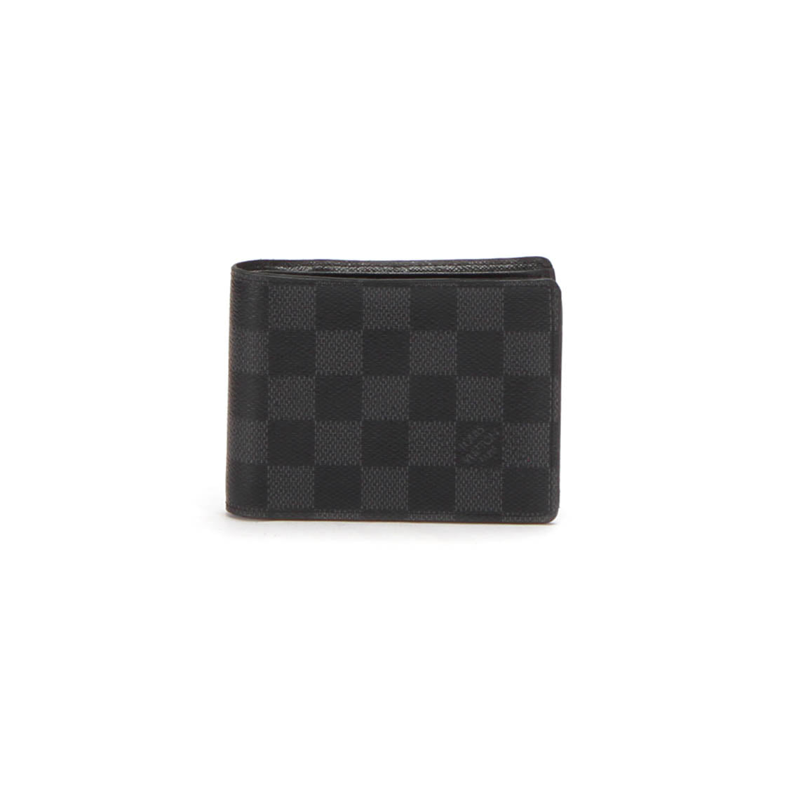 2009 Damier Graphite Pattern Genuine Leather Wallet for Men - Slim RFID Blocking Bifold Credit Card Holder - Perfect for Business, Travel & Everyday Use