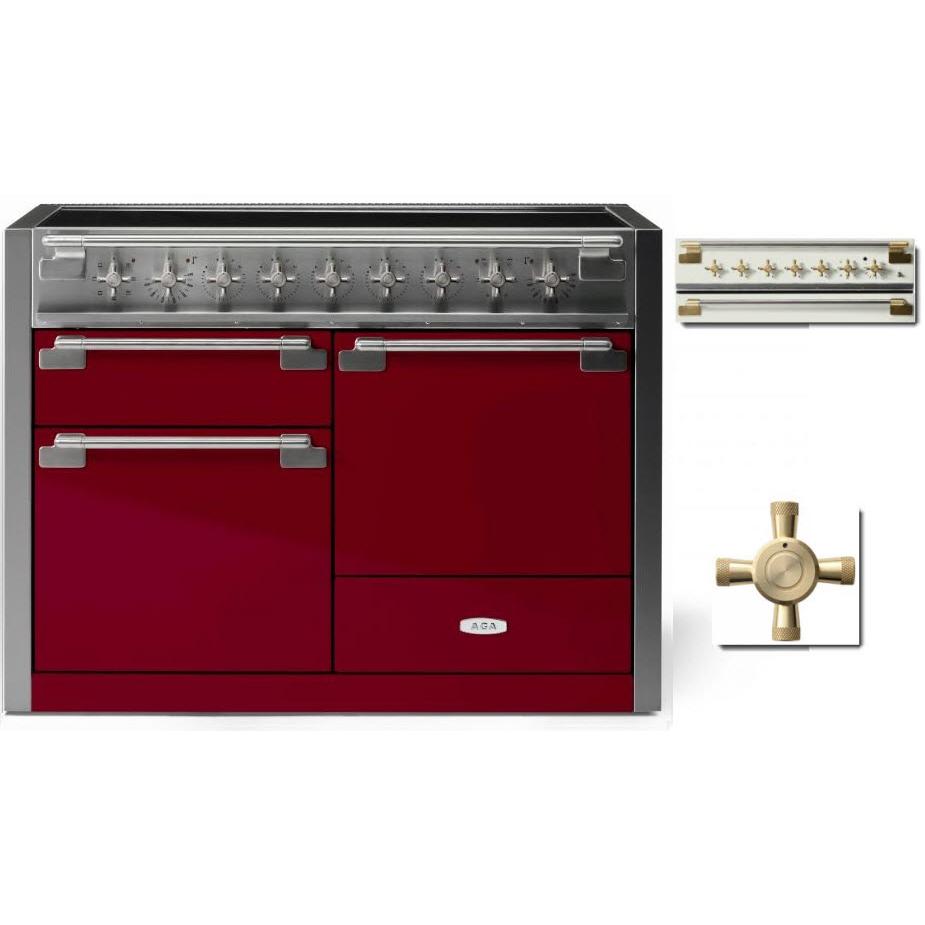 AGA 48-inch Elise Induction Range with True European Convection - AEL481INABCNB | Professional Gas Stove for Home Kitchen | Perfect for Baking, Roasting & Gourmet Cooking