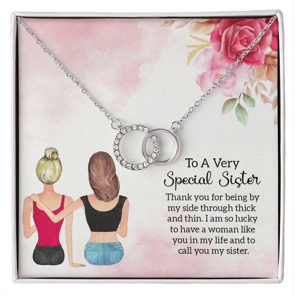 Soul Sister Perfect Pair Necklace - Best Birthday & Christmas Gift for Sister - Ideal for Sisterhood Celebrations, Anniversaries & Special Occasions