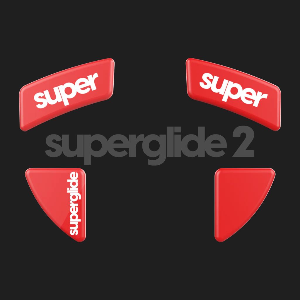 Pulsar Superglide 2 Glass Mouse Skates for Razer Viper Ultimate - Ultra Smooth Gaming Mouse Feet - Perfect for FPS, MOBA & Esports Gaming