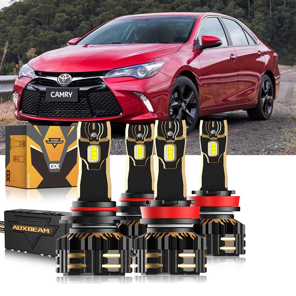 9005 H11 LED Headlight Bulbs Kit for 2015-2017 Toyota Camry - Super Bright 6000K White Light, Plug and Play Replacement - Perfect for Night Driving and Foggy Conditions