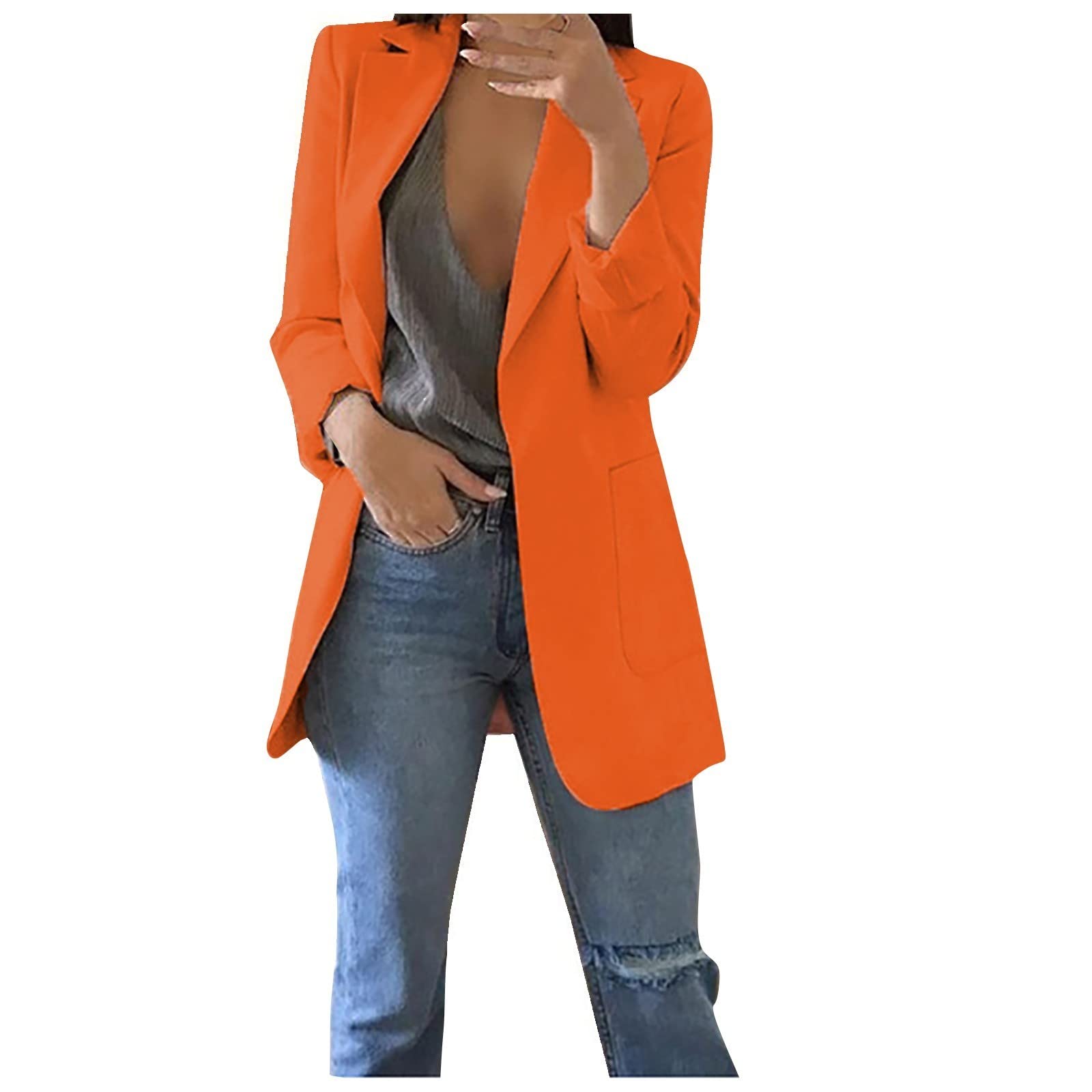Elegant Plus Size Women's Blazer for Office & Work Wear