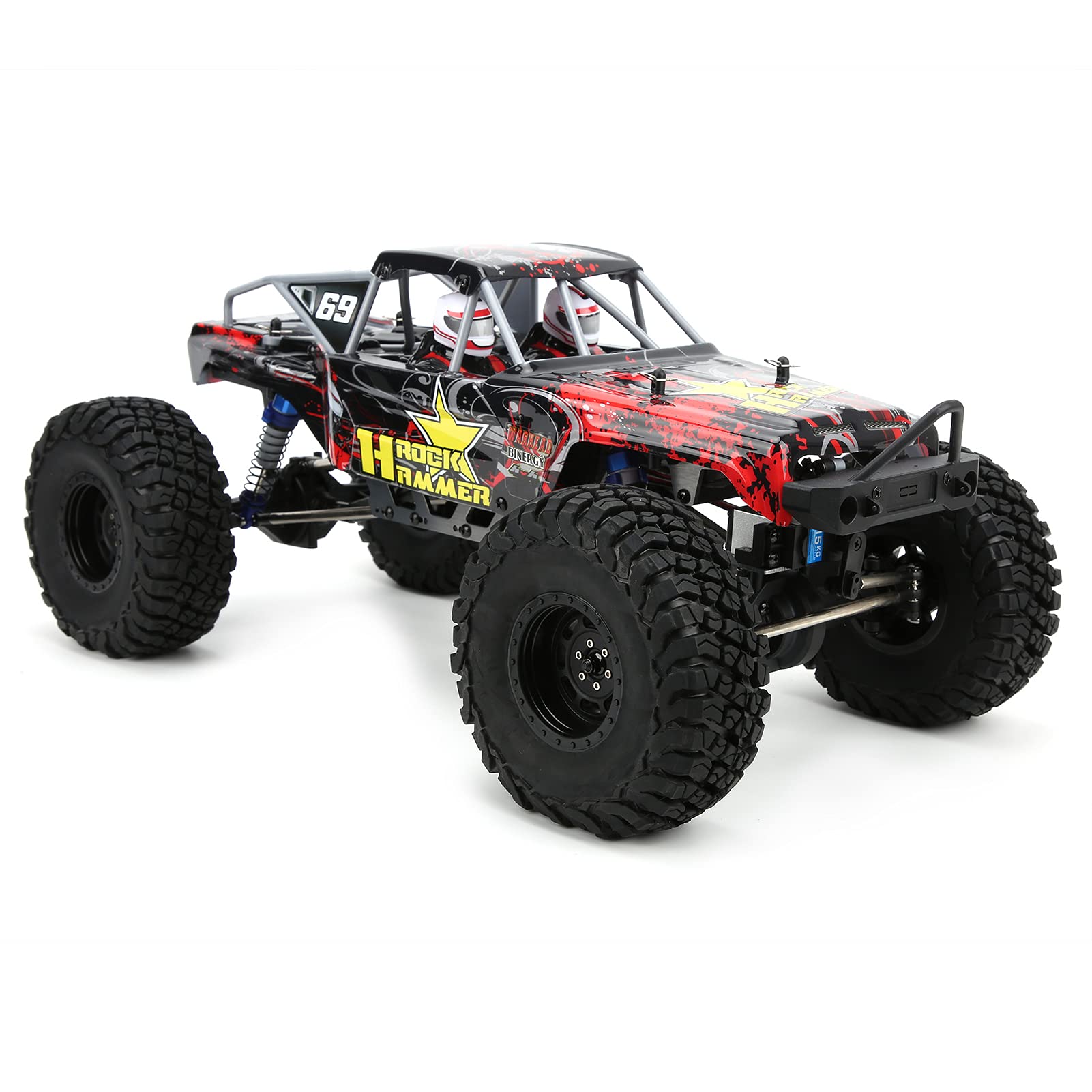 VGEBY 1:10 Scale Remote Control Car - 18000 Electric Powered Off-Road RC Truck for Kids & Adults - High Speed Climbing Toy Vehicle - Perfect for Outdoor Racing, Backyard Play & Birthday Gifts