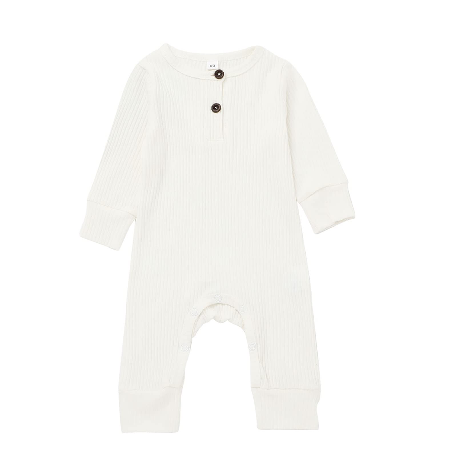 Newborn Baby Boy & Girl Romper - Soft Ribbed Onesie Bodysuit Jumpsuit Outfits for Infants | Perfect for Daily Wear, Photo Shoots & Gift Giving