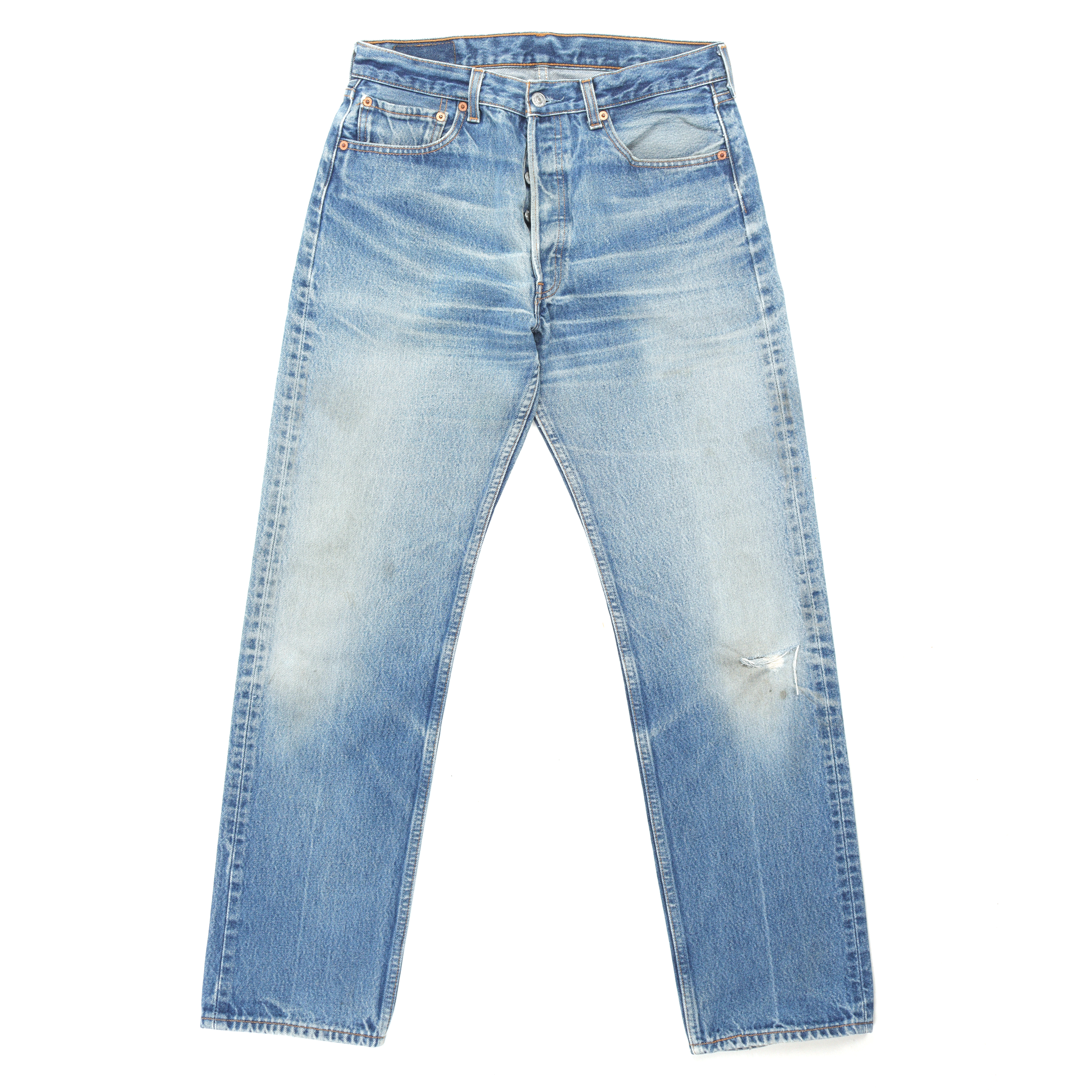 Vintage 1990's Levi's 501XX Original Fit Men's Jeans - Classic Blue Denim Pants for Casual Wear & Retro Style Outfits