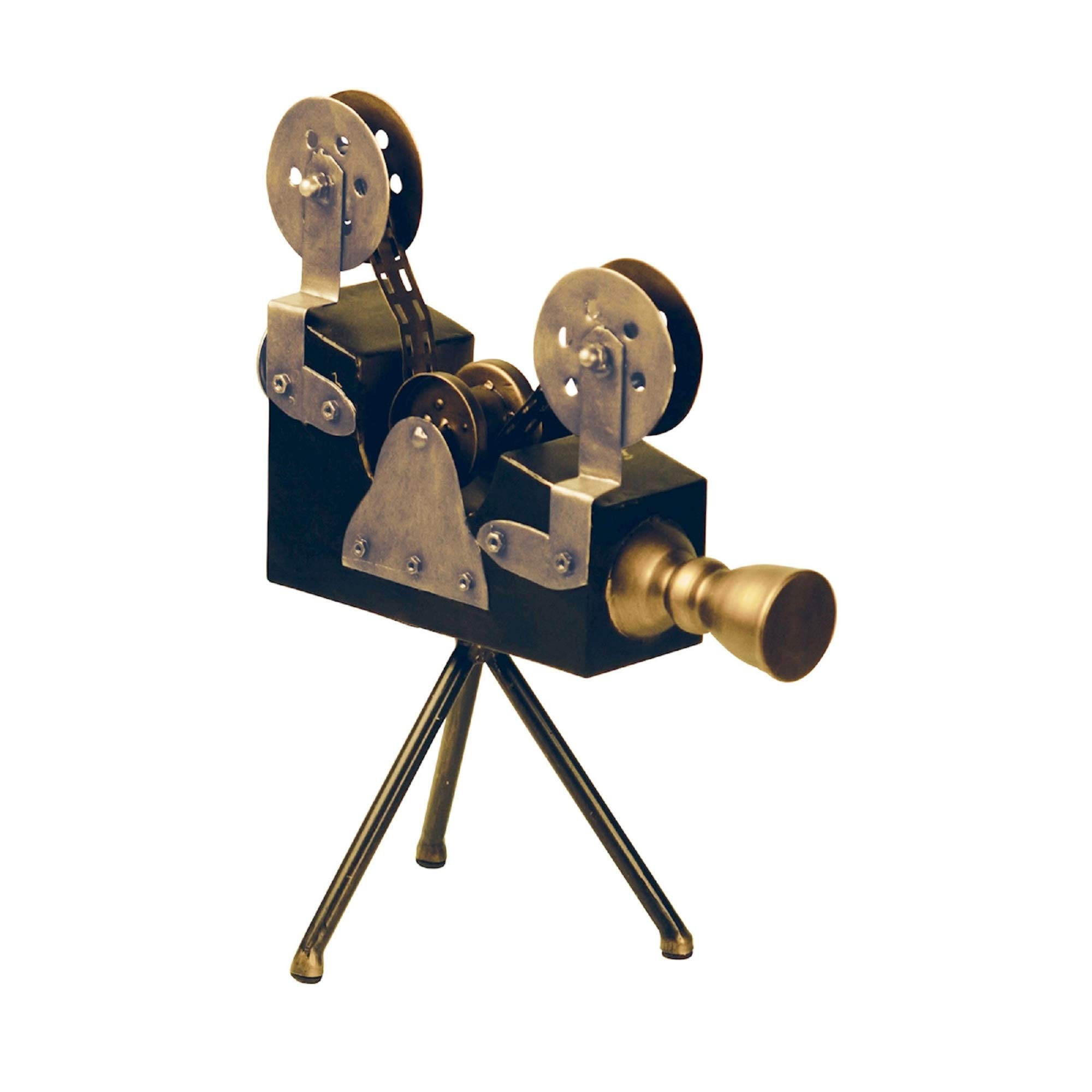 15.5 Inch Gold and Black Olivier Camera - Modern Home Decor for Living Room, Bedroom & Office - Stylish Contemporary Photography Display