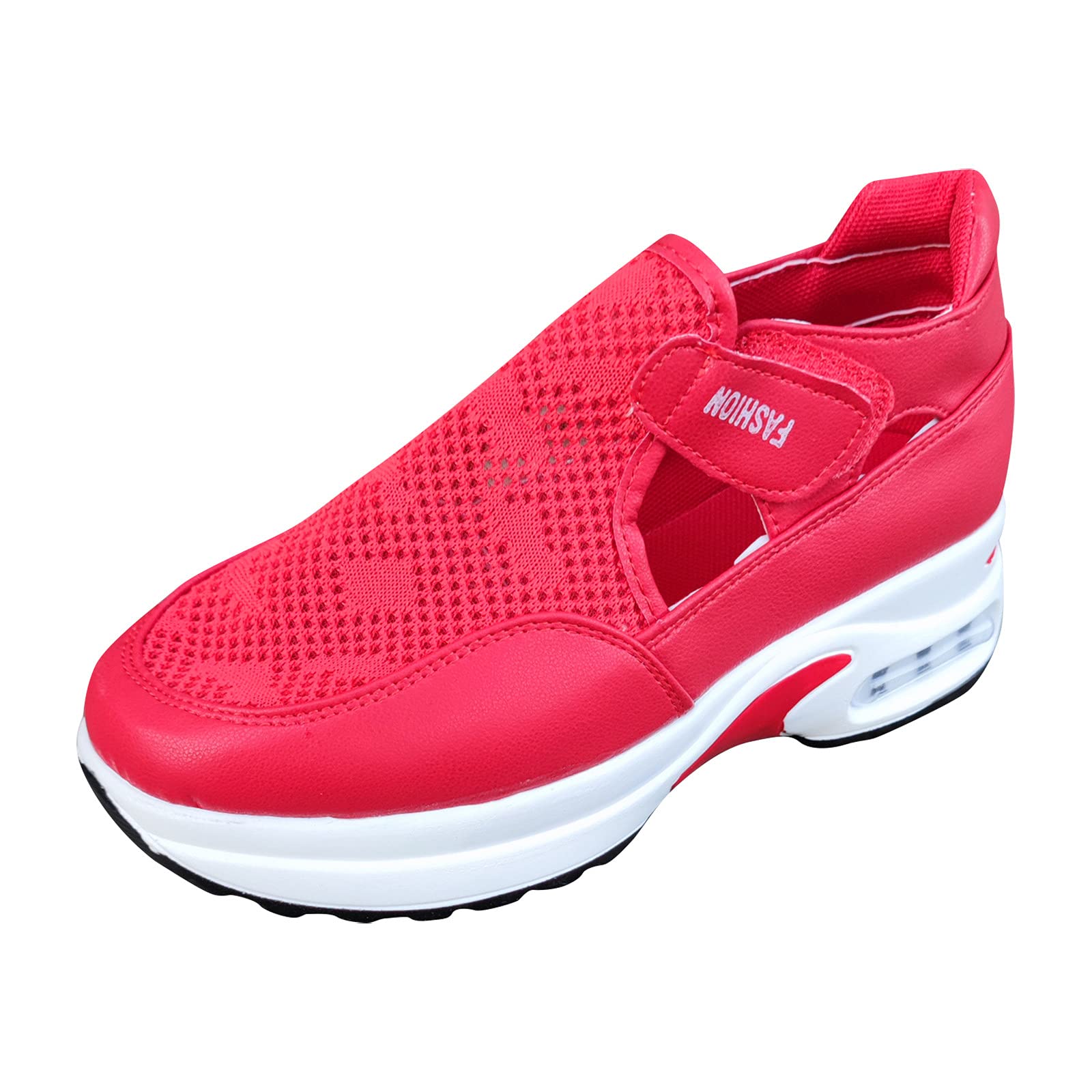Women's Comfortable Flats Shoes with Arch Support - Breathable Mesh Casual Sneakers for Women | Dressy Hollow Wedge Oxfords for Ladies | Size 9 | Perfect for Office, Walking & Daily Wear