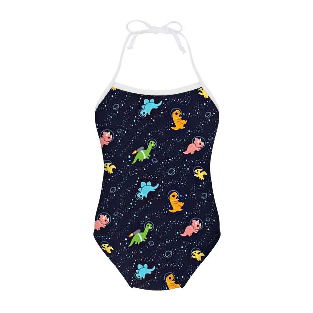 Allcute One Piece Swimsuits for Girls 3-8 Years - Quick Dry Bathing Suit for Beach, Pool & Summer Water Play | Cute Kids Swimwear with UV Protection