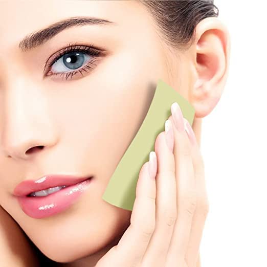 GLNRM Green Tea Oil Absorbing Sheets for Face - 100 Count | Blotting Paper to Remove Excess Oil & Shine, Skin Care for Men & Women | Perfect for Gym, Travel & On-the-Go Use