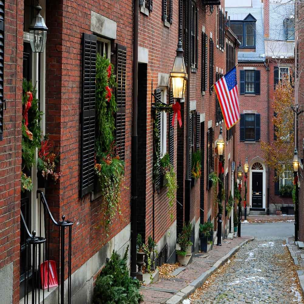 GladsBuy 10x10ft City Street Photo Backdrop for Photography