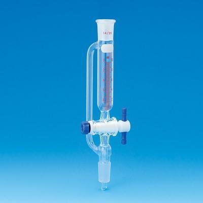 9492-02 Equalizing Pressure Funnel with Graduated Scale - 10mL Capacity for Laboratory, Chemistry Experiments & Essential Oil Distillation