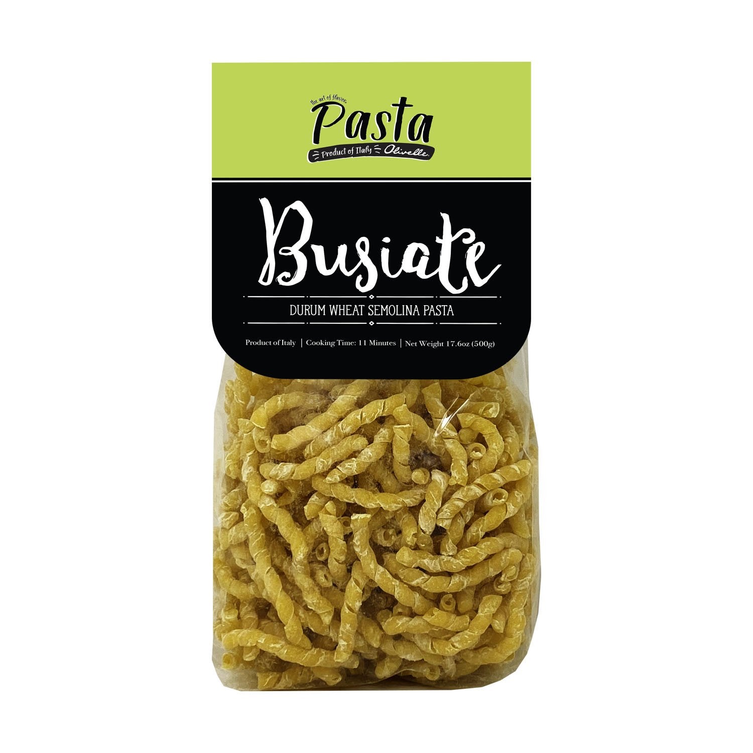Authentic Busiate Pasta - Traditional Sicilian Handmade Pasta for Gourmet Italian Dishes | Perfect for Pasta Salad, Carbonara & Seafood Recipes