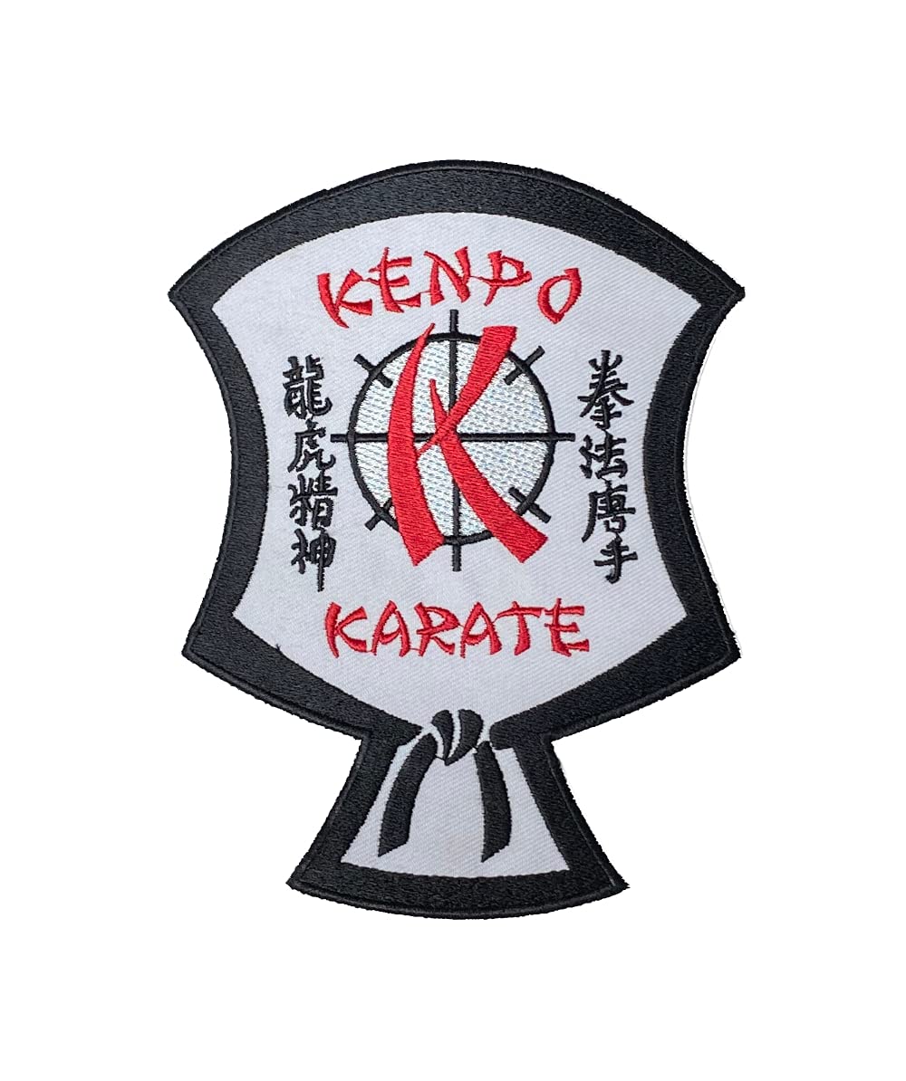 Sedroc Kenpo Karate Embroidered Patch for Uniforms, Bags & Hats - Large Iron-On/Sew-On Martial Arts Badge - Perfect for Dojo Training, Cosplay & Sportswear Customization