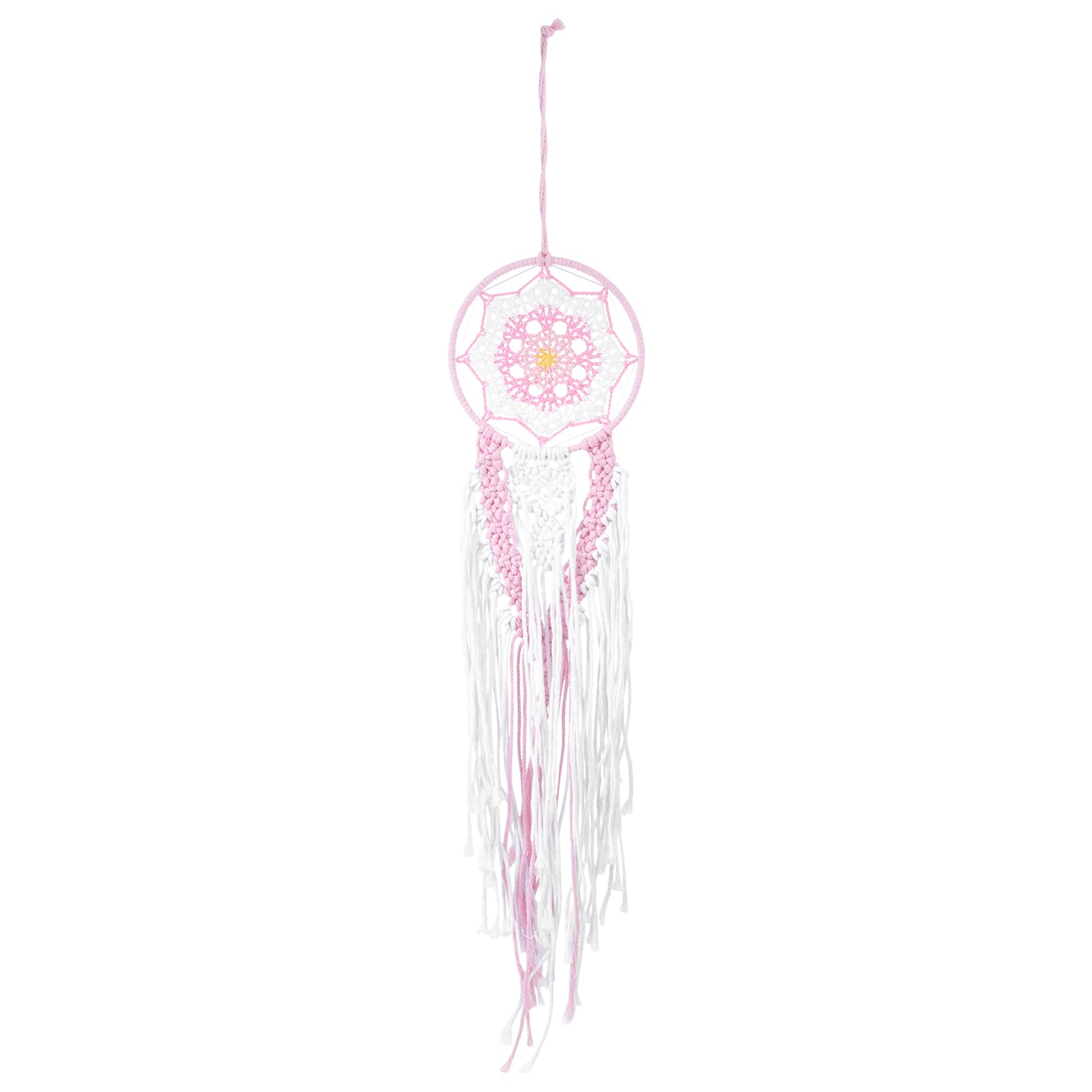 FOMIYES Hand-Woven Dreamcatcher Pendant with Tassels - Bohemian Wall Hanging Decor for Bedroom, Nursery, or Living Room - Perfect for Home, Office, and Gift Giving