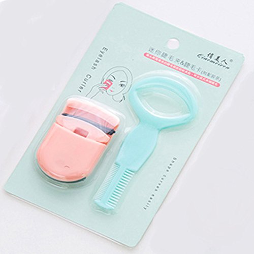 3-in-1 Eyelash Curler with Brush & Mascara Shield - Professional Eyelash Applicator & Curling Clip for Perfect Lashes - Beauty Makeup Tools for Daily Use, Bridal & Party Looks