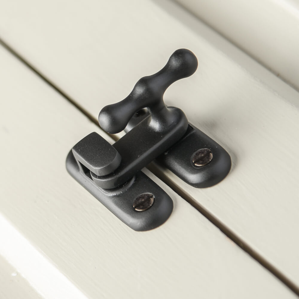 Zero Black Cupboard Catch - Secure Cabinet Latch for Child Safety & Pet Proofing - Perfect for Kitchen, Bathroom, and Nursery Cabinets