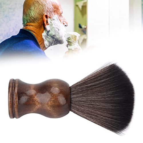 Men's Soft Hair Shaving Brush with Wooden Handle - Home & Travel Grooming Tool for Barber Shop & Personal Use