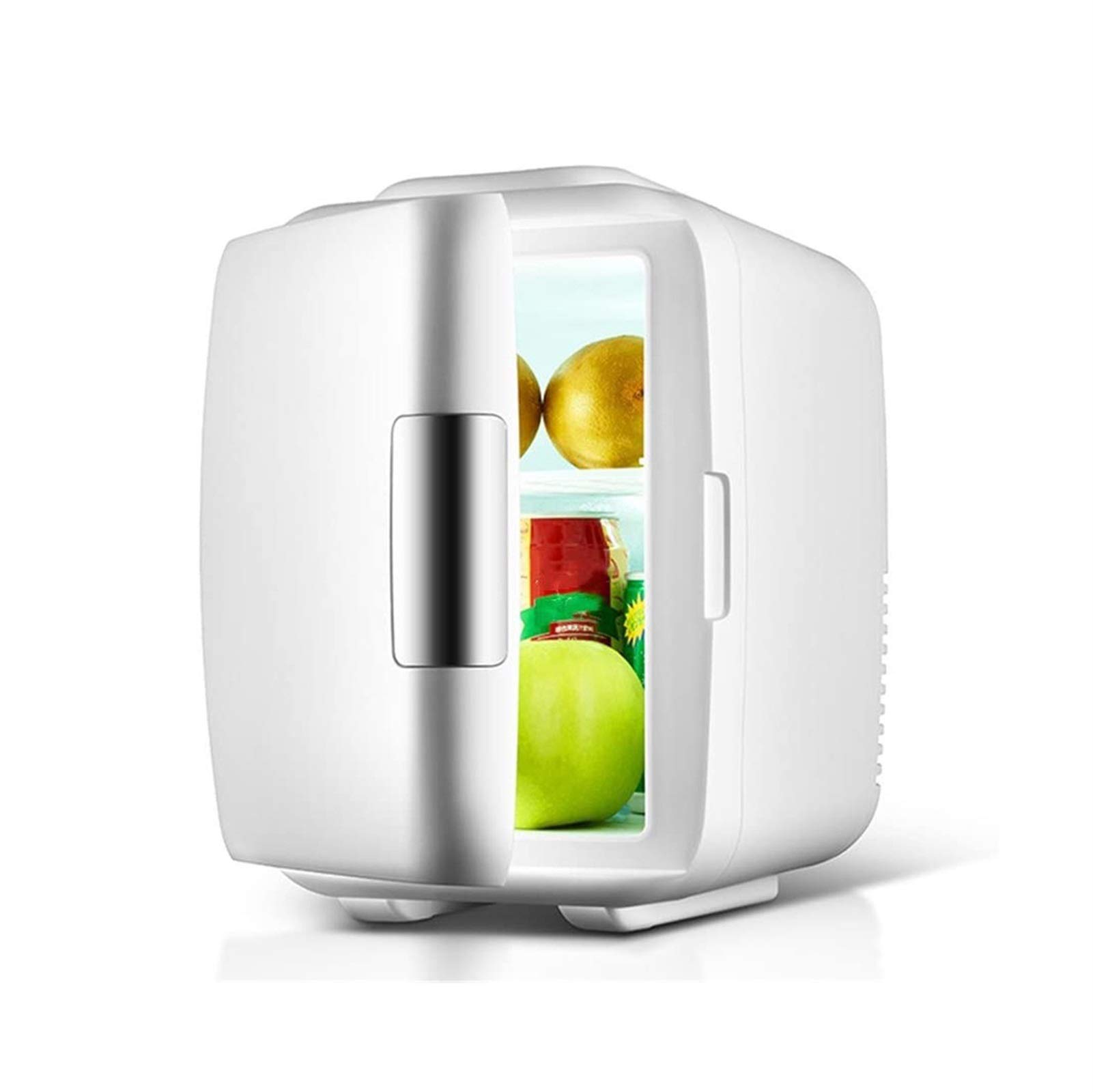 Zinhsq 4L Mini Fridge - Portable AC/DC Cooler & Warmer for Skincare, Food, Medications & Breast Milk - Compact Travel Refrigerator for Home, Office, Dorm & Car Use