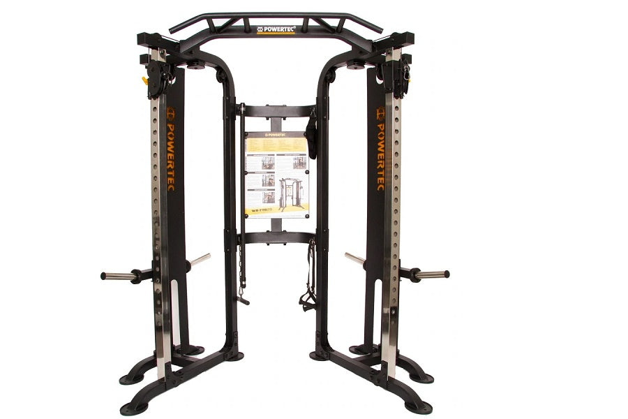 Powertec Workbench Functional Trainer Deluxe - Heavy Duty Home Gym Equipment for Strength Training (Perfect for Home Workouts & CrossFit Training)