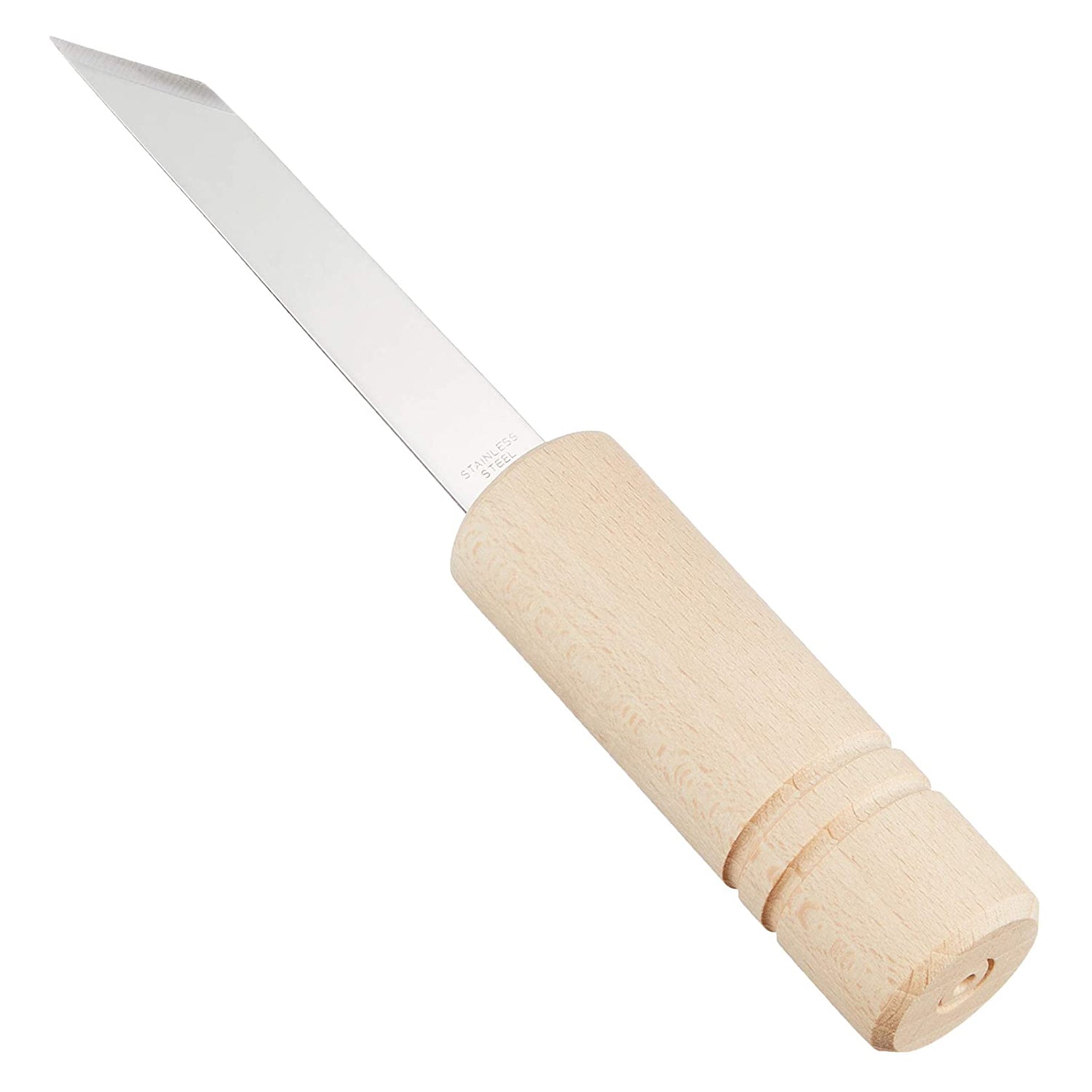 Premium EBM Stainless Steel Oyster Knife - Professional Shellfish Shucking Tool for Oysters, Clams & Seafood - Perfect for Home Kitchens, Restaurants & Outdoor Picnics