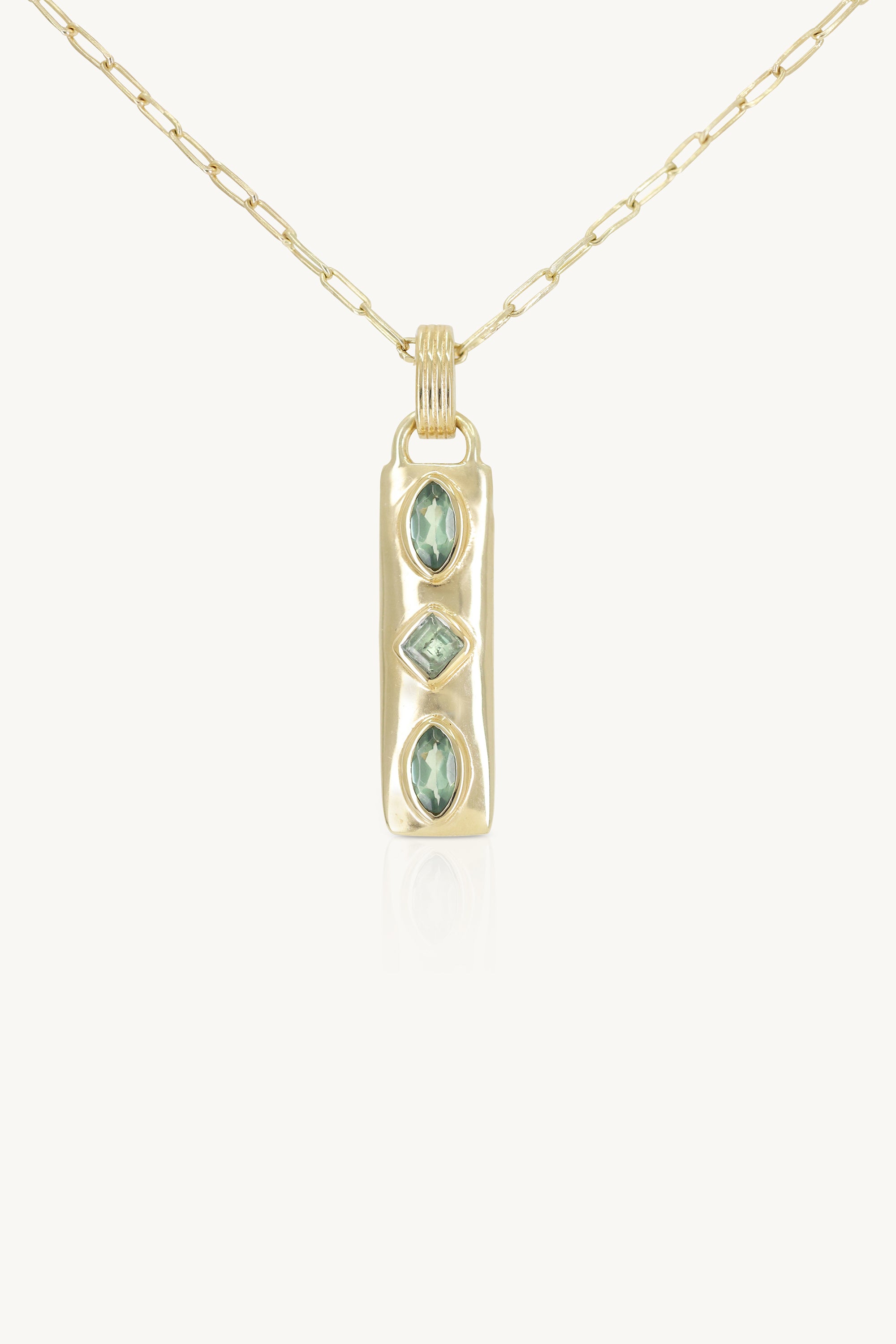 Coronet Apatite Gold Necklace - Elegant Blue Gemstone Jewelry for Women - Perfect for Weddings, Parties & Special Occasions