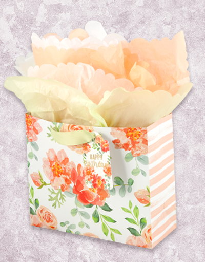 In Bloom Studio Gift Bags - Elegant Floral Design Gift Bags for Birthdays, Weddings & Party Favors | Perfect for Special Occasions & Thoughtful Gifting