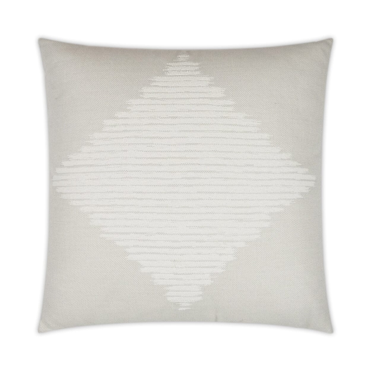 D.V. Kap 20x20 Outdoor Throw Pillow - Smolder Ivory - Waterproof & UV Resistant - Perfect for Patio, Garden & Poolside Decor