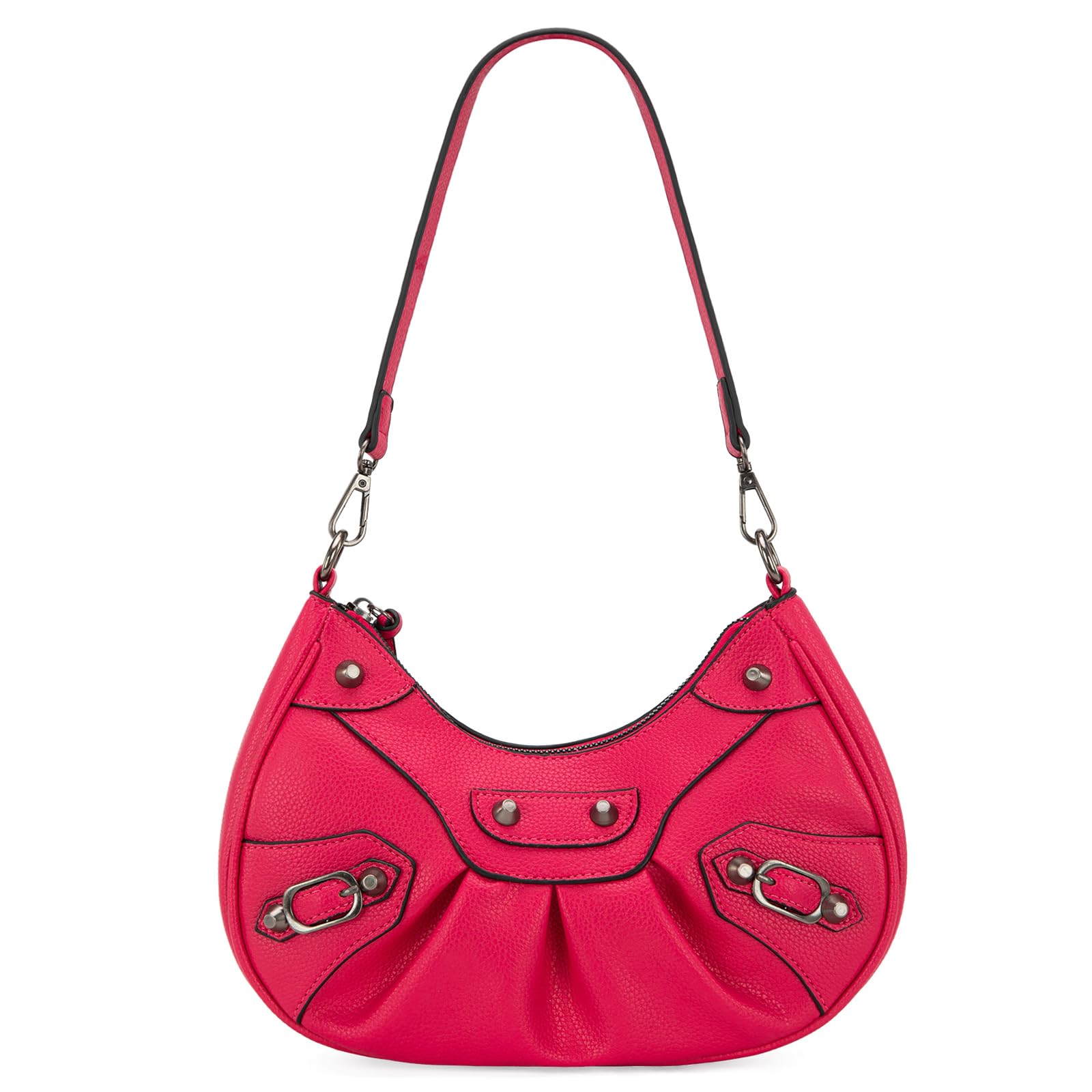 Montana West Medium Shoulder Bag for Women - Stylish Crescent Hobo Handbag with Adjustable Strap | Perfect for Work, Travel & Everyday Use