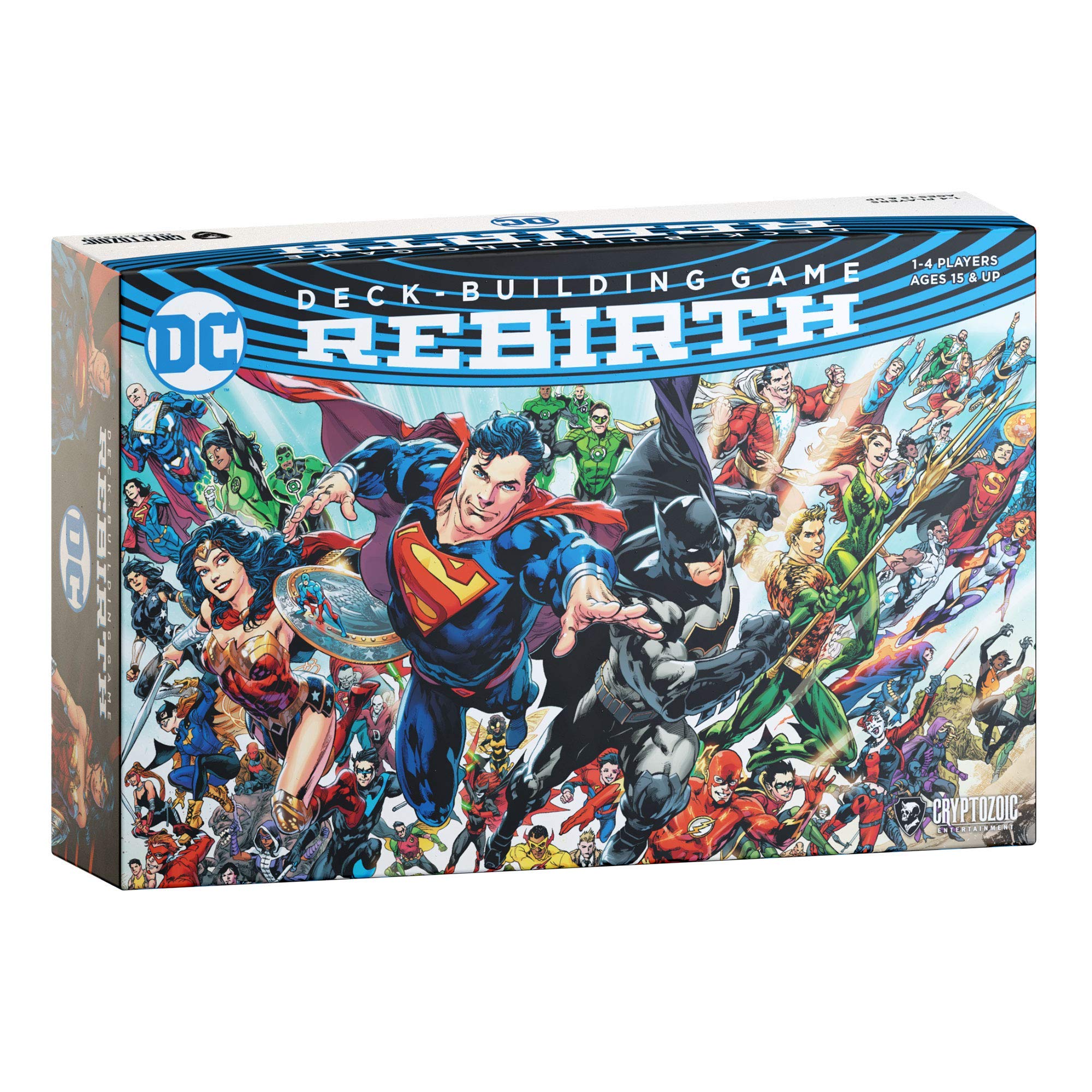 DC Deck Building Game: Rebirth - Multi-Campaign Expansion with Unique Gameplay & Cards | Iconic DC Universe Locations | Compatible with DC Deck-Building Series | Perfect for Game Nights & Superhero Fans