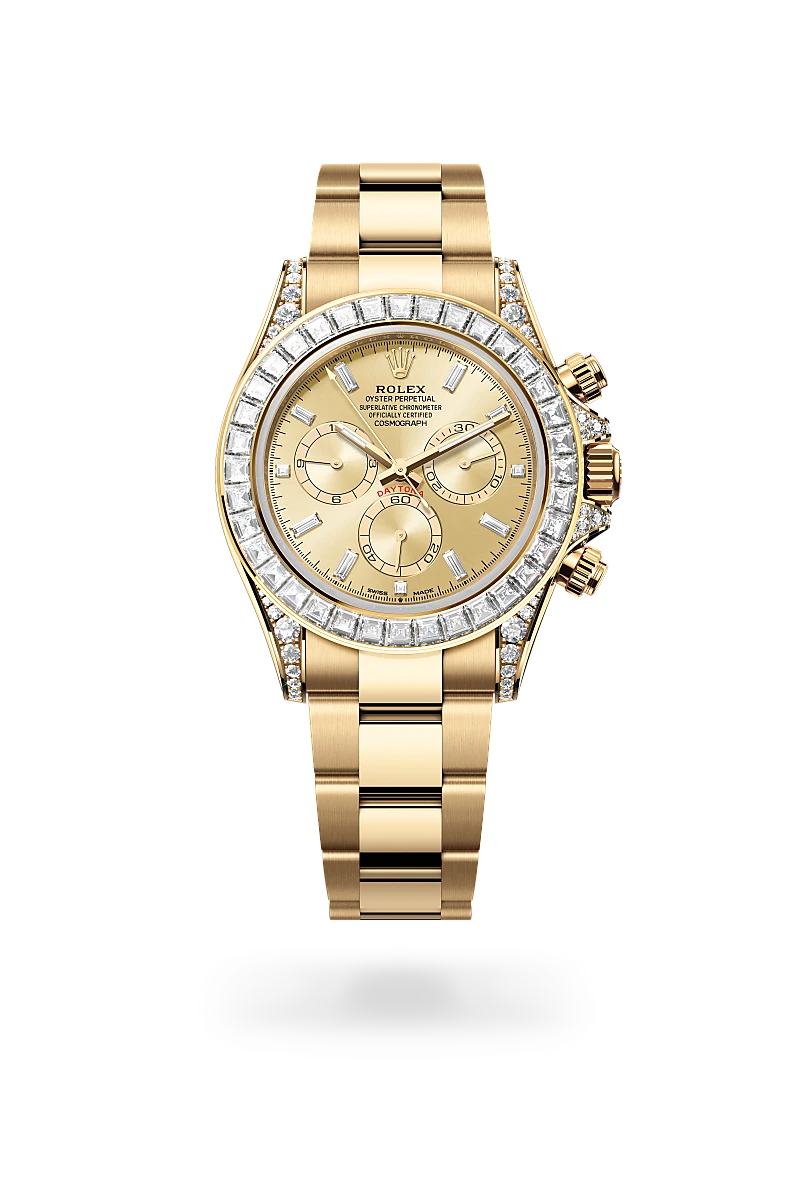 Rolex Cosmograph Daytona 18K Yellow Gold Diamond Lugs Watch M126598TBR 0001 | Luxury Men's Timepiece for Special Occasions & Collectors | Richter & Phillips Jewelers