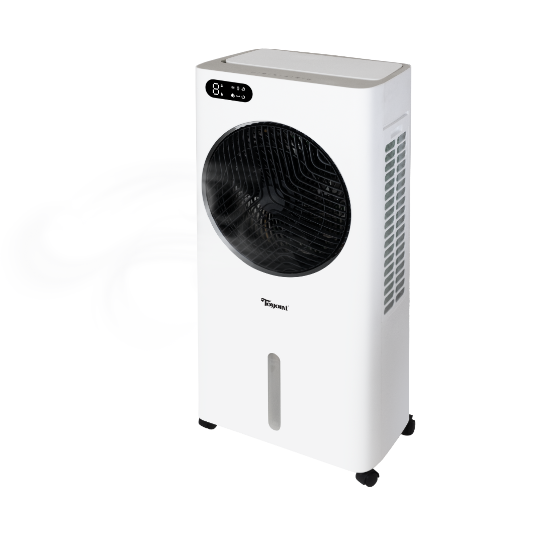TOYOMI AuraBreeze Portable Air Cooler with 3 Speed Settings - Personal Evaporative Cooling Fan for Home, Office & Outdoor Use - Model AC 8868