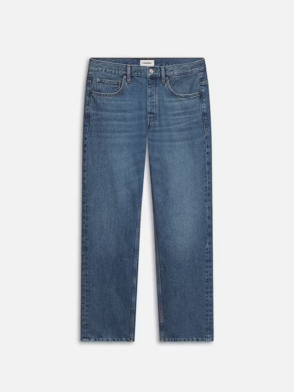 Straight Fit Blue Gold Jeans for Men - Classic Denim Pants for Casual Wear, Office & Night Out