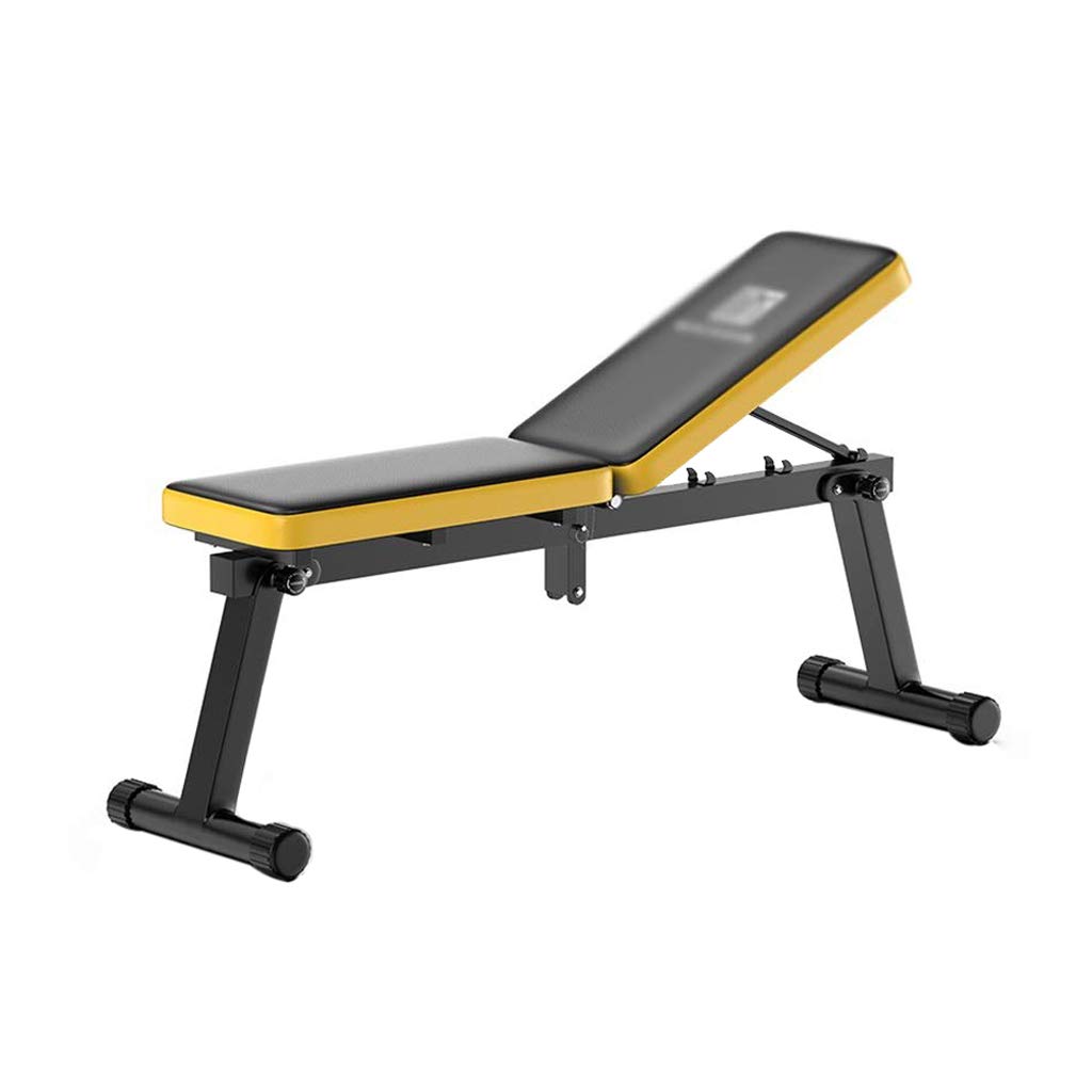 Adjustable Foldable Dumbbell Bench Press - Multi-Function Home Gym Equipment for Sit-Ups, Flys & Strength Training | Perfect for Small Spaces & Home Workouts