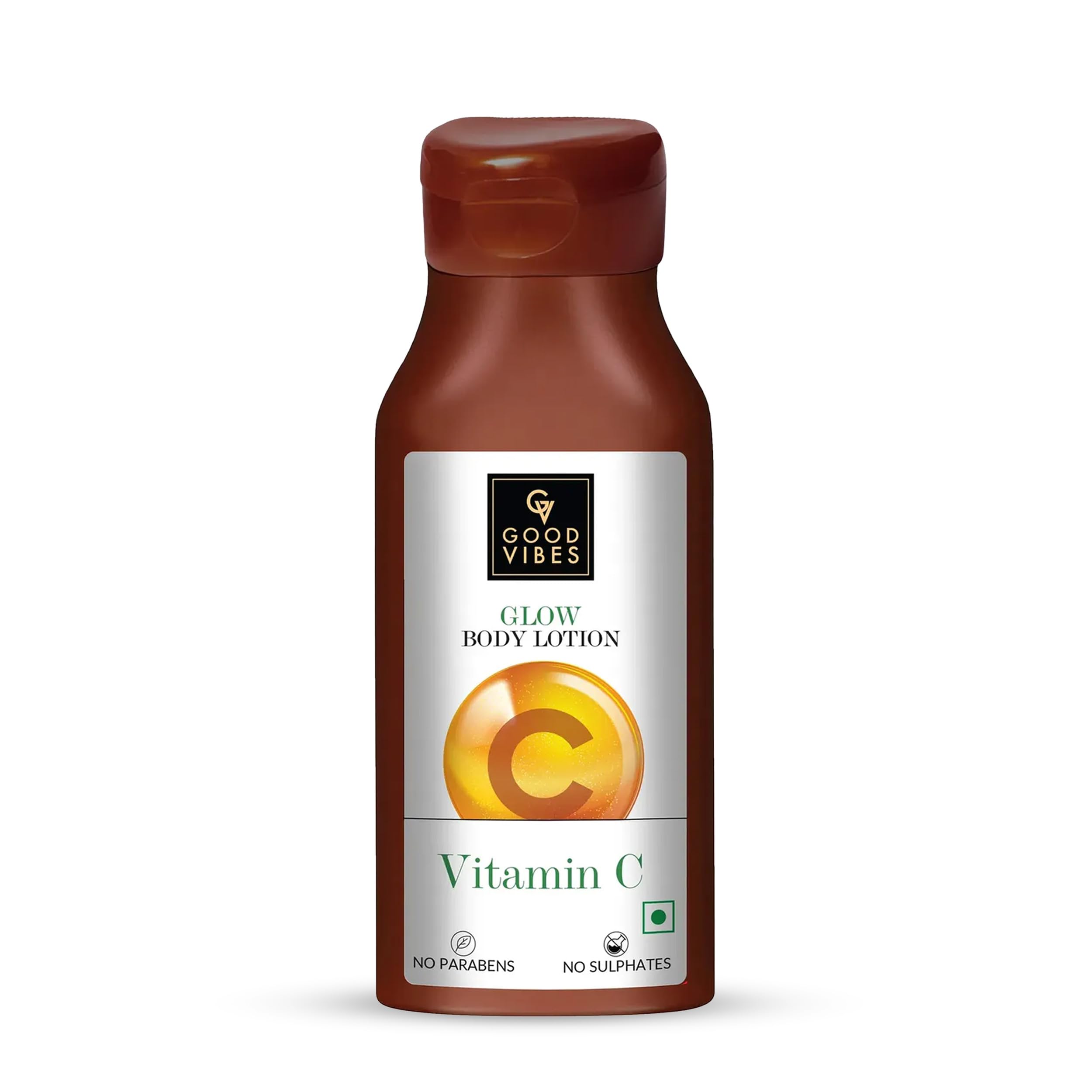 Good Vibes Vitamin C Glow Body Lotion 200ml - Nourishing, Brightening & Hydrating for All Skin Types | Vegan, Paraben-Free, Sulfate-Free, Cruelty-Free | Daily Moisturizer for Dry Skin & Summer Glow