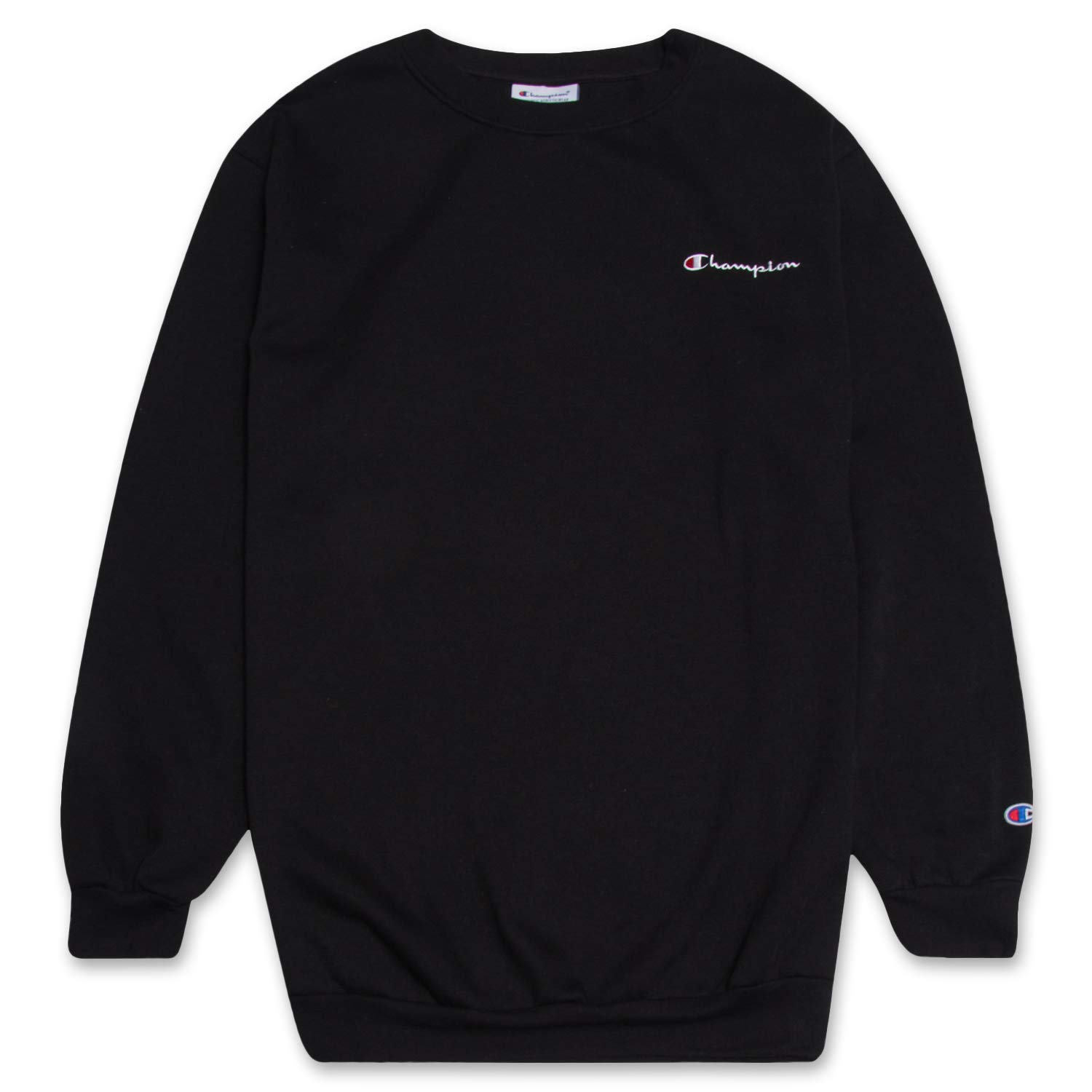 Champion Men's Big & Tall Fleece Crewneck Sweatshirt with Script Logo - Cozy Casual Wear for Gym, Lounge & Everyday Comfort