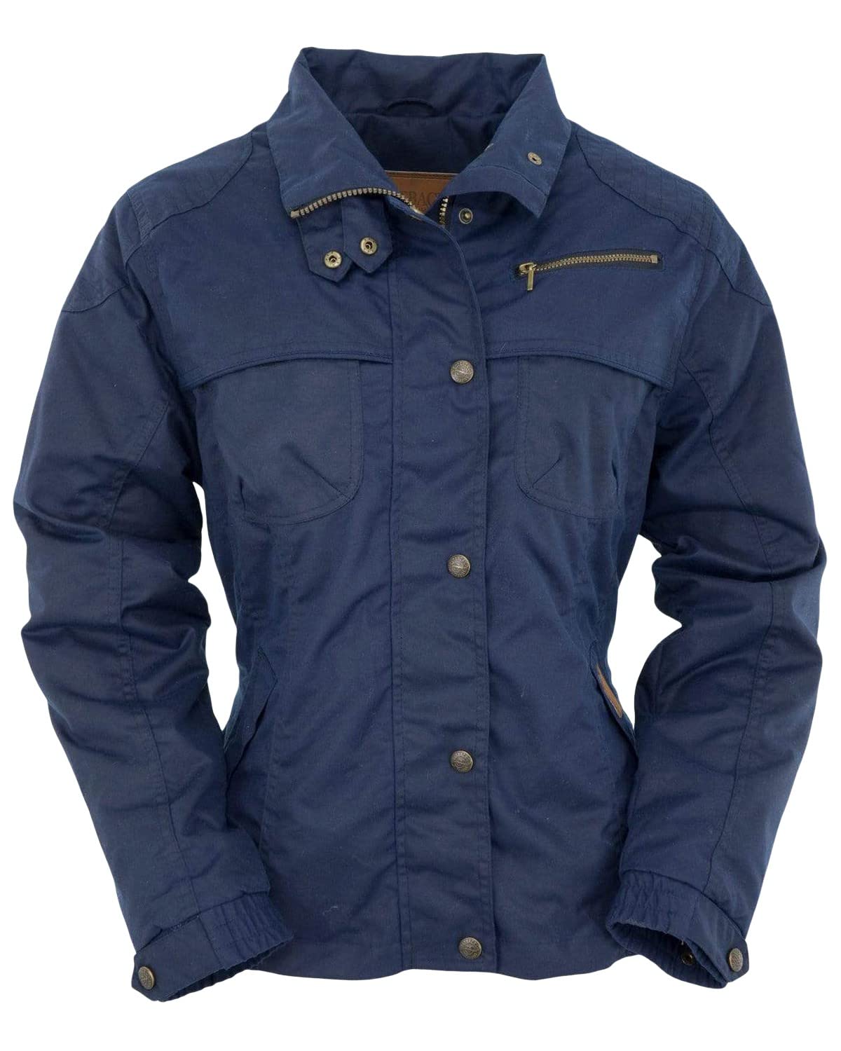 Outback Trading Co Women's Navy Sheila's Delight Jacket - Waterproof Windbreaker Raincoat for Hiking, Camping & Outdoor Adventures (Size Small)