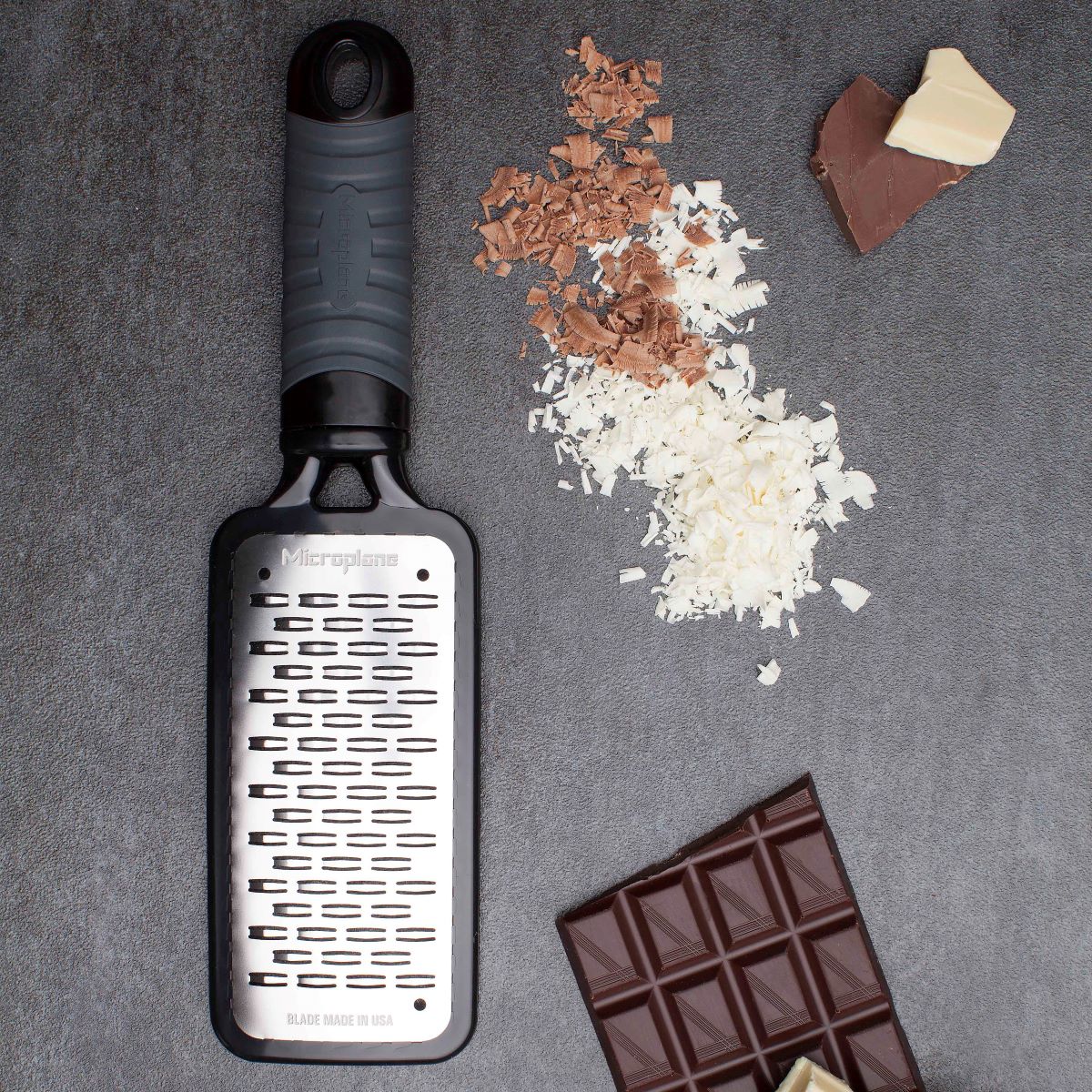 Microplane Home Series Ribbon Grater - Ultra Sharp Stainless Steel Zester for Cheese, Chocolate & Citrus - Perfect for Baking, Cooking & Garnishing Dishes