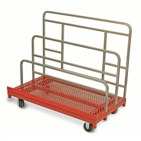 Heavy Duty Adjustable Rail Panel Truck - 3200 lb Capacity for Warehouse, Moving & Industrial Use