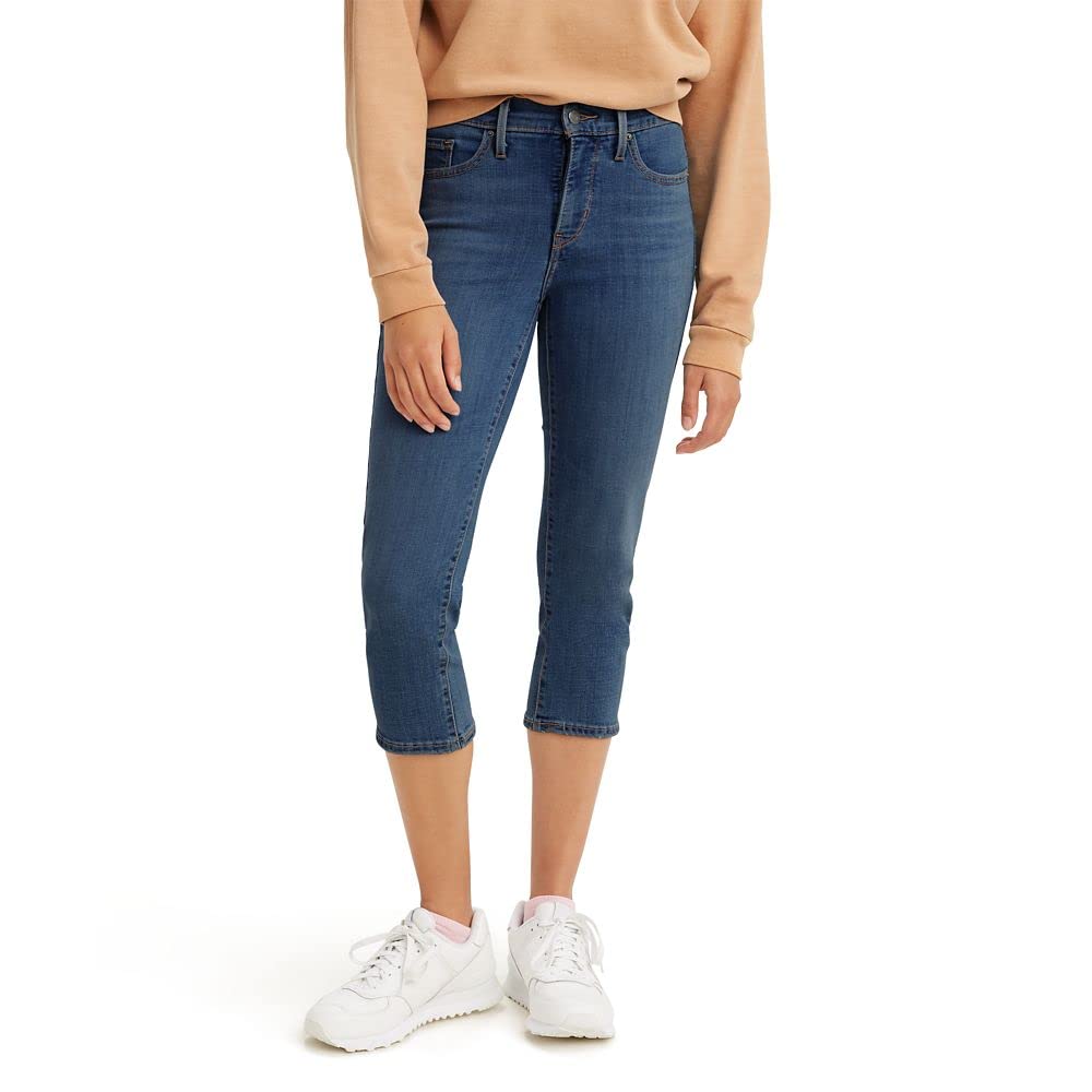 Levi's Women's 311 Shaping Skinny Capri Jeans - High Waist Stretch Denim Pants for Casual Wear & Summer Outfits
