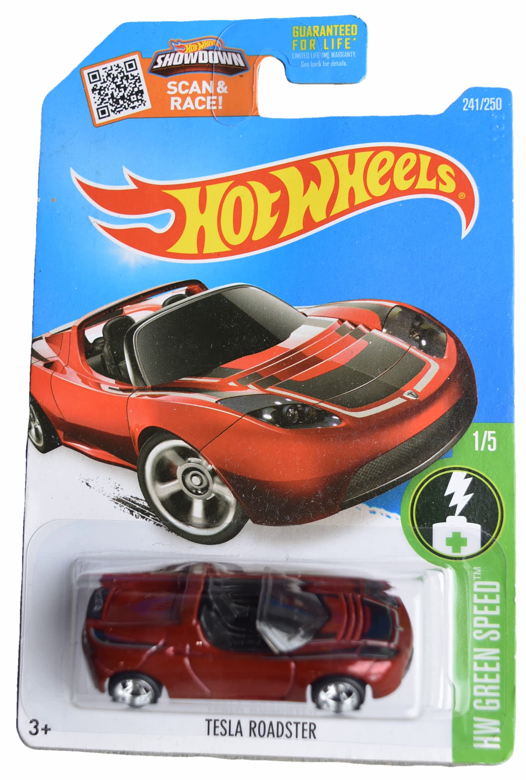 Hot Wheels Tesla Roadster 1:64 Scale Diecast Model Car - Super Treasure Hunt Collectible Toy for Kids & Adults - Perfect for Display, Gift Giving & Car Enthusiast Collections
