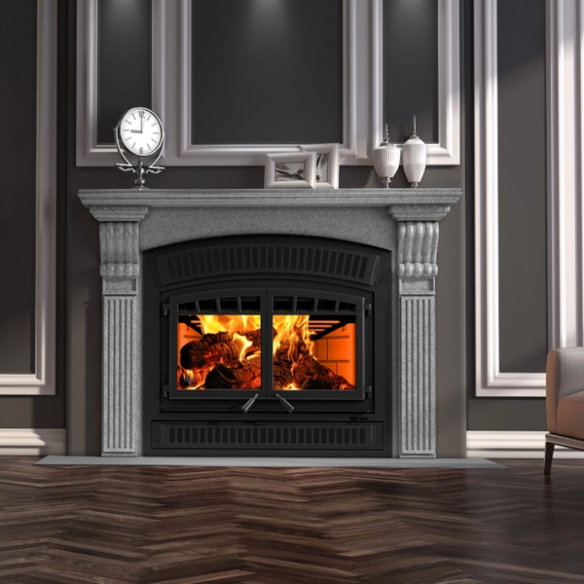 Ventis HE350 High Efficiency Wood Stove Bundle - EPA Certified for Clean Burning - Perfect for Cabins, Homes & Off-Grid Living
