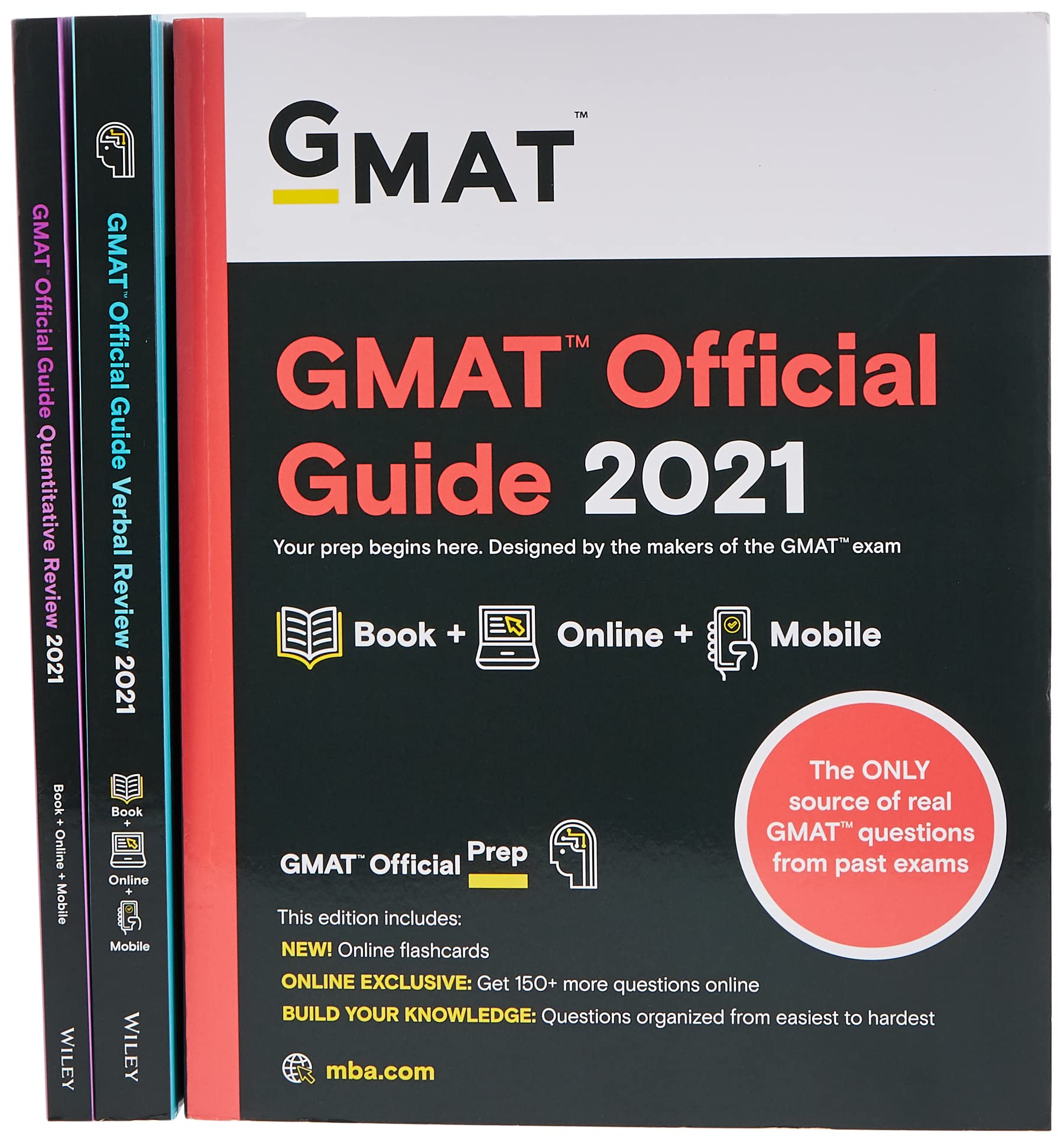 GMAT Official Guide 2021 Bundle - Books + Online Question Bank | Comprehensive GMAT Prep Material for Business School Applicants | Perfect for Self-Study & Test Practice at Home