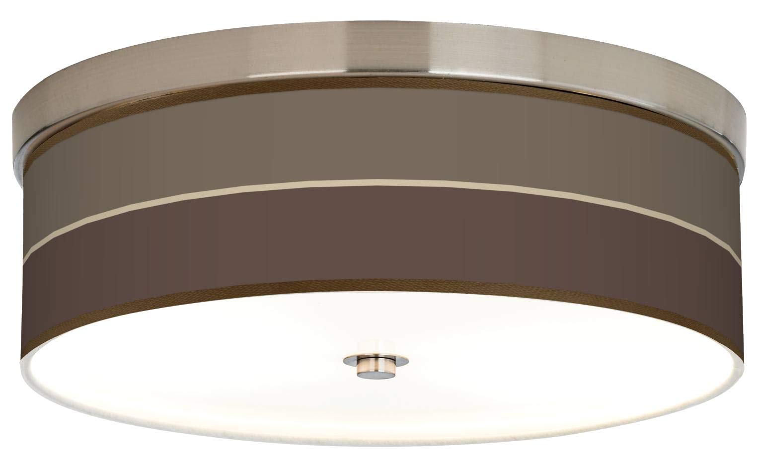 Energy Efficient Ceiling Light with Lakebed Print Shade - Modern Giclee Art Lighting for Living Room, Bedroom & Dining Room