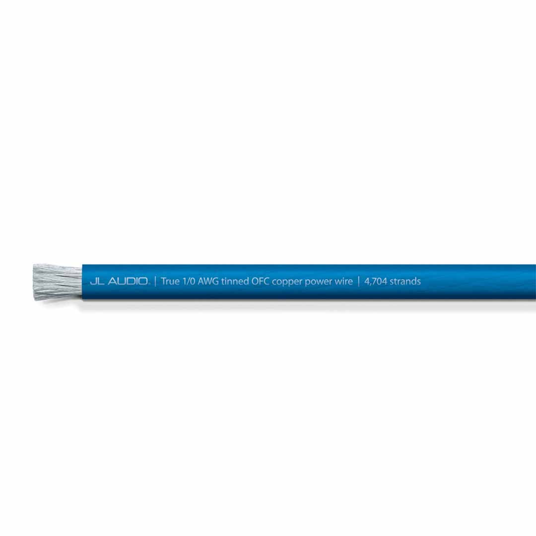 JL Audio XD BPW2 50 - 50ft Spool of 2 AWG Translucent Blue Power Wire for Car Audio, Marine & RV Electrical Systems | High-Performance Oxygen-Free Copper Cable