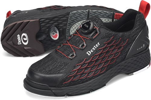 Dexter Men's THE C9 Knit BOA Bowling Shoes - Lightweight & Comfortable for Competitive Bowling & League Play